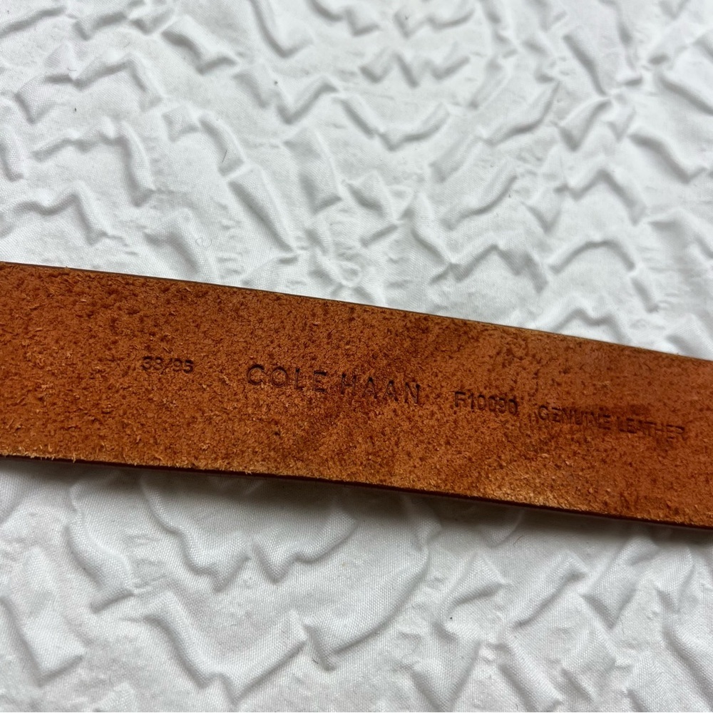 Cole Haan Tan Leather Belt - Picture 3 of 7
